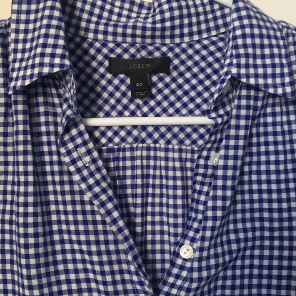 J. Crew Gingham Top - image 2